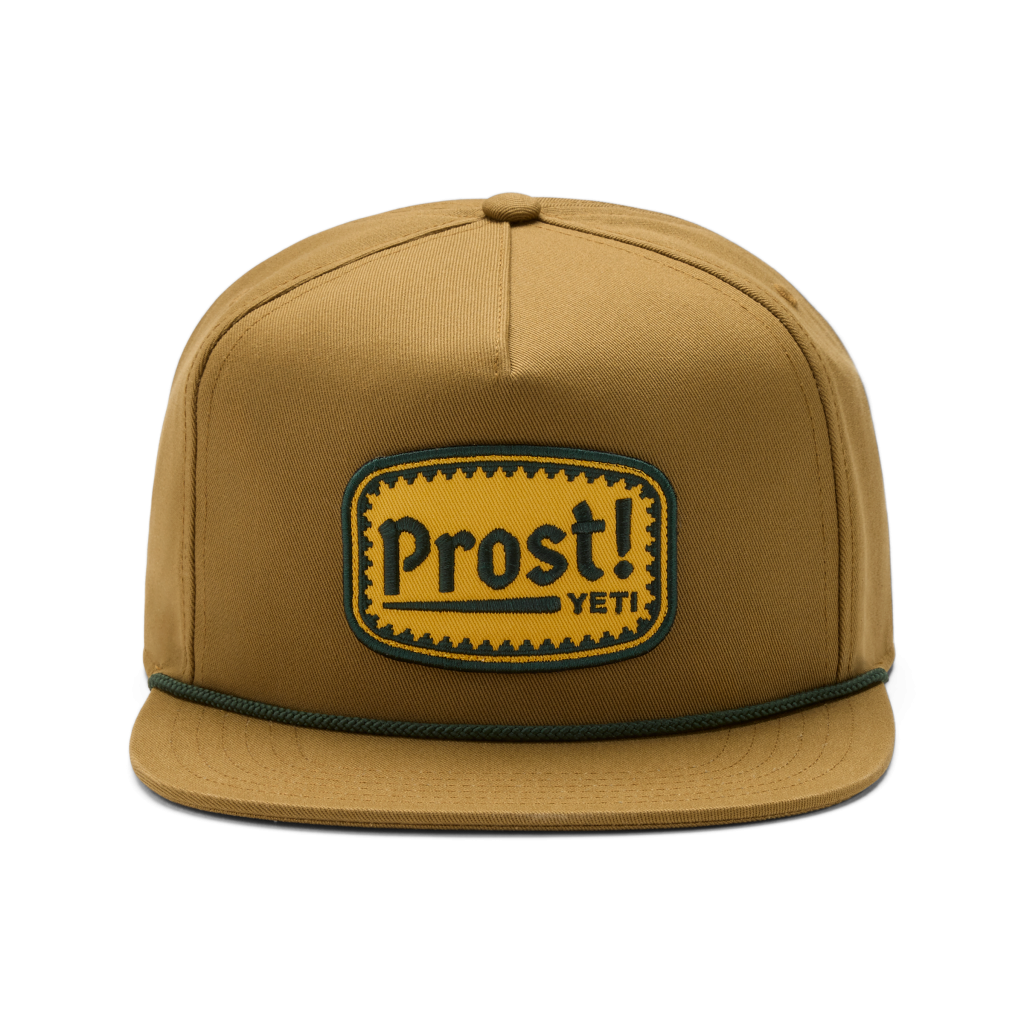 YETI? Prost! Flat Brim Rope Hat